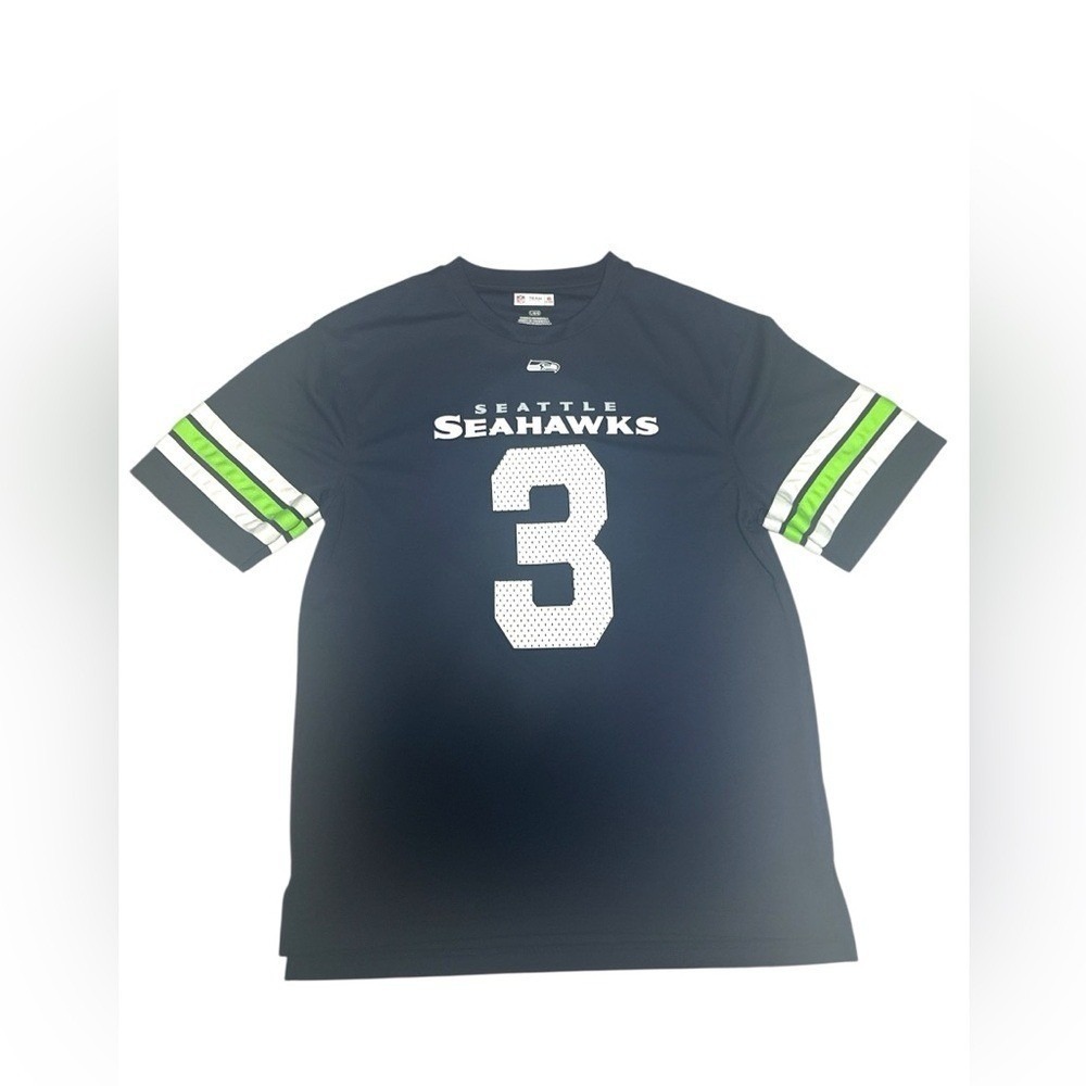 Nike Navy‎ and Green Seahawks Jersey